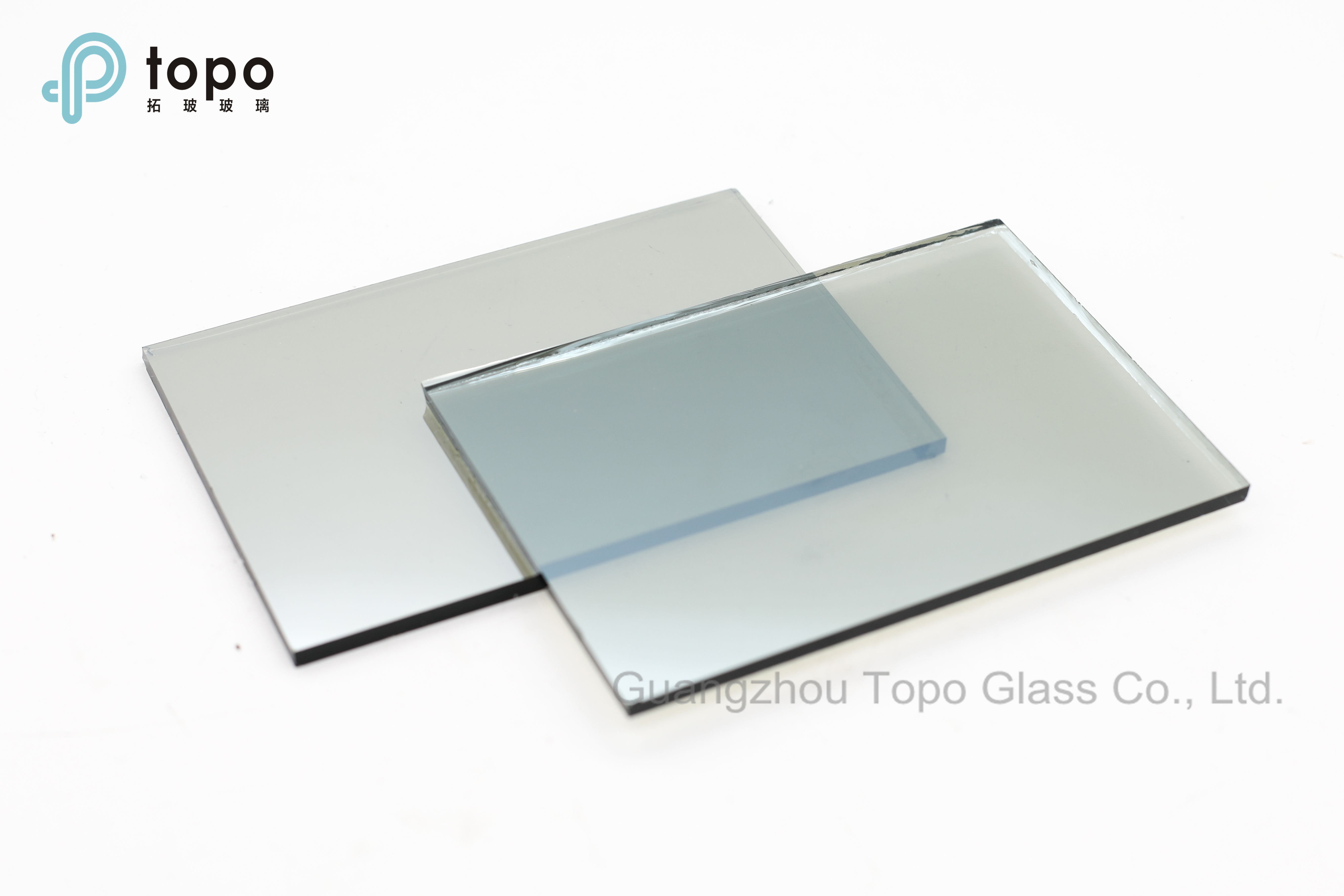 Light Blue / Crystal Blue Coated Reflective Flat Float Glass (R-LB)