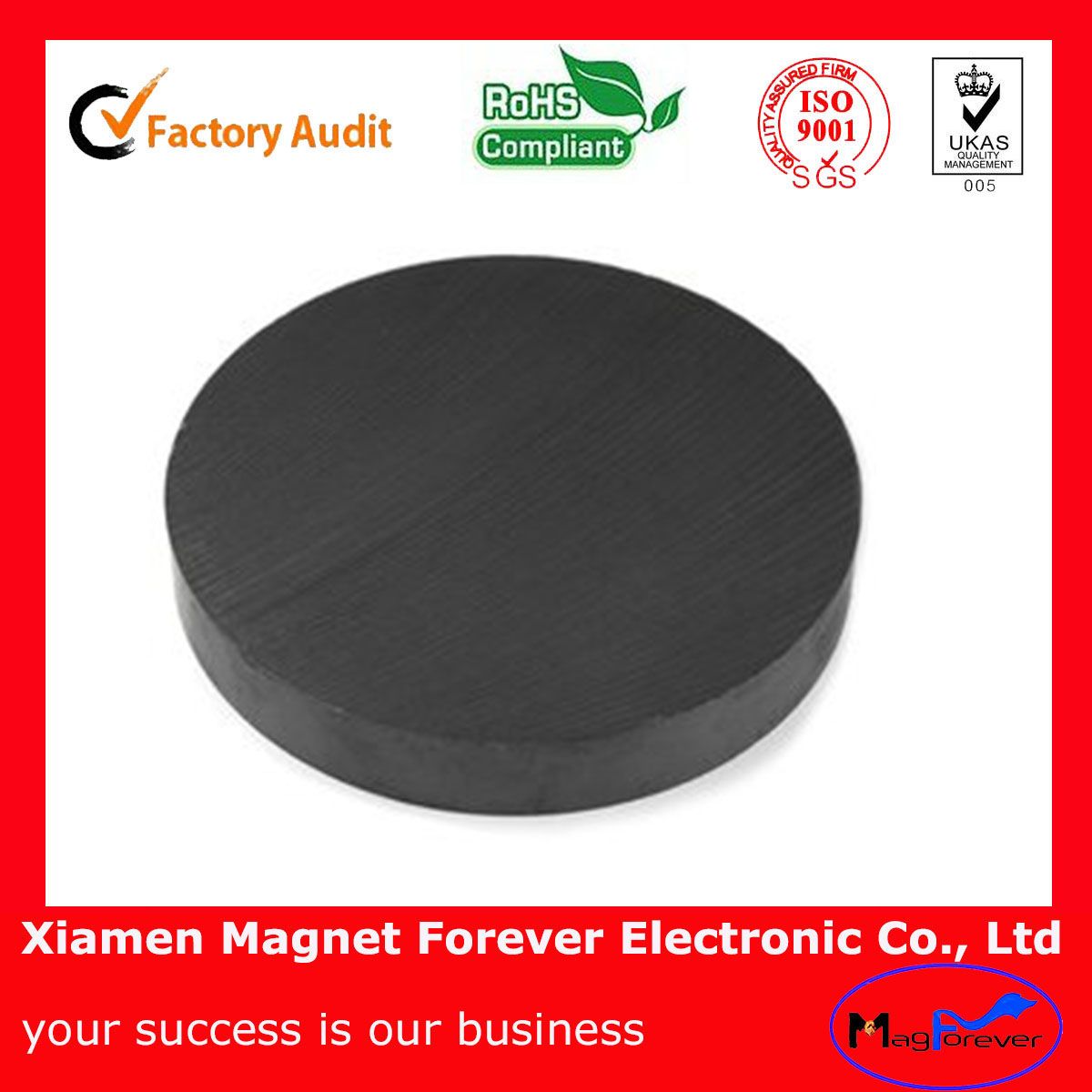 Strong Pamernent Ring Strontium Ferrite Magnet