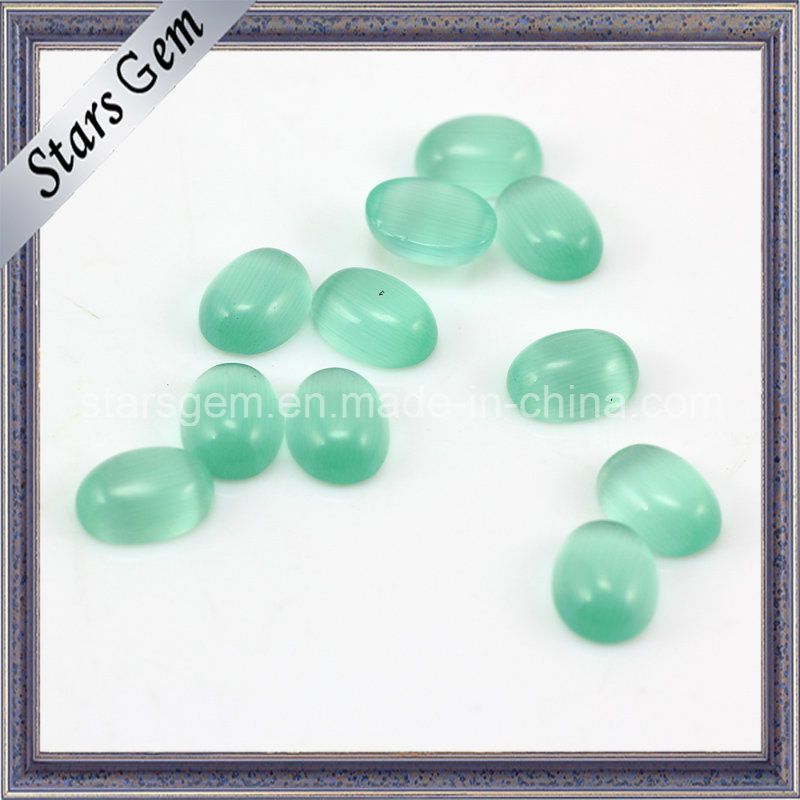 Good Quality Oval Cabochon Cat's Eye