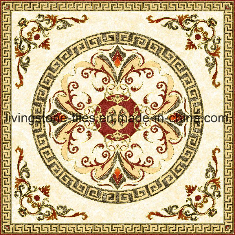 Golden Color Carpet Designs Puzzle Floor Tile