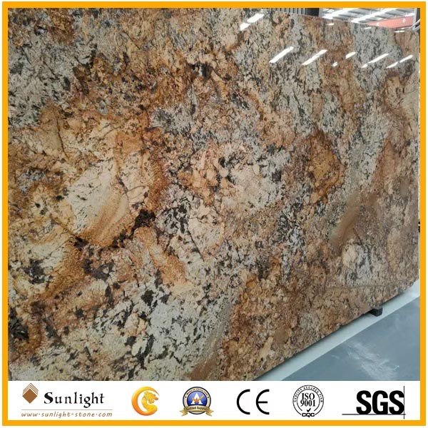 Brazilian Golden Persa Granite Slabs for Tiles/Countertops&Vanity Tops