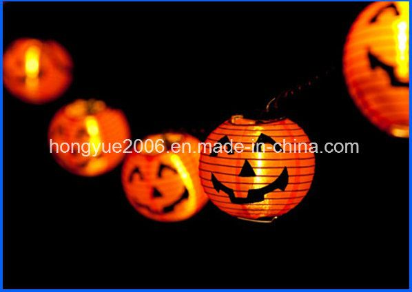 Solar 10PCS LED Chinese Lantern Garden String Lights with Solar Energy