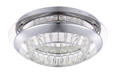 Modern 30W LED Acrylic and Crystal Ceiling Lamp (LED-15105C)