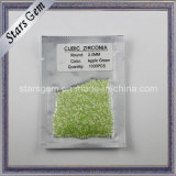 Small Size Apple Green Wax Casting CZ Stones