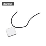 Bestsub Diamond-Shaped Zinc Alloy Personalized Necklace (XL09)