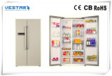 Double Glass Door Supermarket Display Commercial Refrigerator