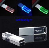 Acrylic Transparent Flash Memory 128MB-64GB Acrylic USB Drive with LED