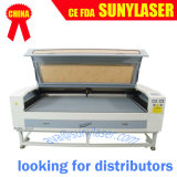 80W/100W Dual Heads Laser Cutting Machine for Wool with Ce FDA