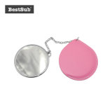 Leader Cased Alloy Round Hand Mirror (JB18)