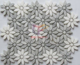 Modern Design Decorate Mosaic in Flower Pattern Made by Marble (CFS1181)