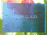 4mm, 5mm, 6mm Blue Karatachi Figured / Patterned Glass Blue Karatachi Glass