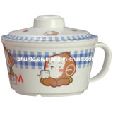 100% Melamine Dinnerware- Kid's Mug W/Cover Melamine Bowl (BG635S)