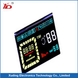 Customeried LCD Display with White Background Black Segments