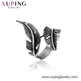 15495 Xuping Wholesale Simple Stylish Ladies Jewelry High Quality Black Gun Color Plating Finger Ring