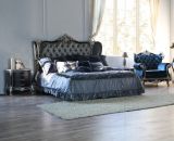 Hot Sale Bedroom Furniture Hotel Furniture Antique Europen King Size Bed (BA-1405)