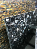 China Blue Agate Semi-Precious Stone Slabs for Decoration