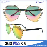 New Designer Fashion Coating Coated High Quality Metal Sunglasses