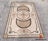 Marble Rectangle Waterjet Medallion with Mixed Color