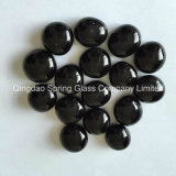 20-30mm Black Glass Pebbles