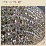 4mm Decorative Crystal Rhinestone Cup Chain Roll