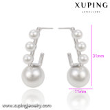 E-42 New Arrival Fashion Rhoudium Pearl Jewelry Earring