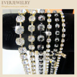 Wholesale Rhinestone Cup Chain, Rhinestone Chain Gold, Shoe Accessories