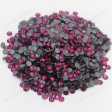 Bling Fuchsia Hotfix Glass Stones Self Adhesive Rhinestones Wholesale for Garment