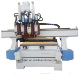 Pneumatic System CNC Multi Head Router, CNC Wood Router Automatic 3D, Atc CNC Router with 4 Axis Rotary 1530, 1325