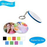 MDF Promotion Custom Polymer Keychain Round