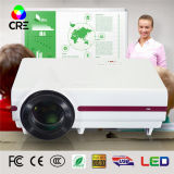 Support 1080P HDMI, USB, VGA LED Projector