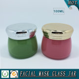 100g Colored Cosmetic Glass Jar