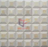 Pyramid Shape Marble Natural Stone Mosaic (CFS952)