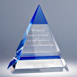 Factory Direct High Quality Crystal Pyramid Trophy for Gift