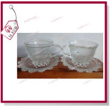 Decorative Border Retro Styling Glass Cup Mug Fob Shanghai