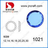 Decorative Blue Round Crystal Glass 1021 Rhinestones Beads for Evening Dress