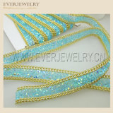 1cm Hotfix Adhesive Crystal Rhinestone Strip with Chain