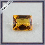 Beautiful Rectangle Shape Semi Previous Stone Citrine