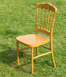 Solid Golden Resin Napoleon Chair for Banquet