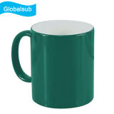 11oz Coated Green Magic Color Change Mugs