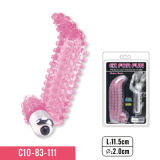 Flexible Cock Sleeve with Bullet / Sex Toy for Man