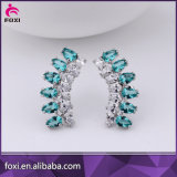 Luxury Bridal Wedding Jewelry CZ Stone Stud Earrings to Brazil