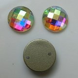 Round Flat Back Glass Stones Beads for Jewelry