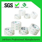 OEM Printed Carton Sealing BOPP Tape Single Sided Crystal Clear Packing Tape