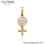 33440 New 18K Gold Luxury Cubic Zirconia Pendant with Special Price