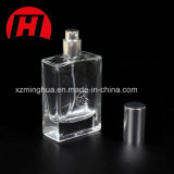 50ml Square Flat Crystal Glass Perfume Bottle