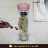 350ml Double Wall Clear Glass Tea Infuser