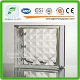 Water Wave Pattern Office Building Glass Brick/ Decoration Glass