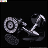 Round Cufflinks Silver Cuff Links Men Cuff (Hlk30905 (2))