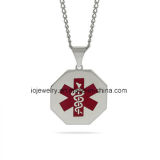 Custom Jewelry Medical Alert Pendant Necklace