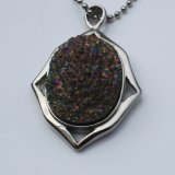 Jewelry Making Plated Druzy Agate Pendants Druzy Pendant Crystal